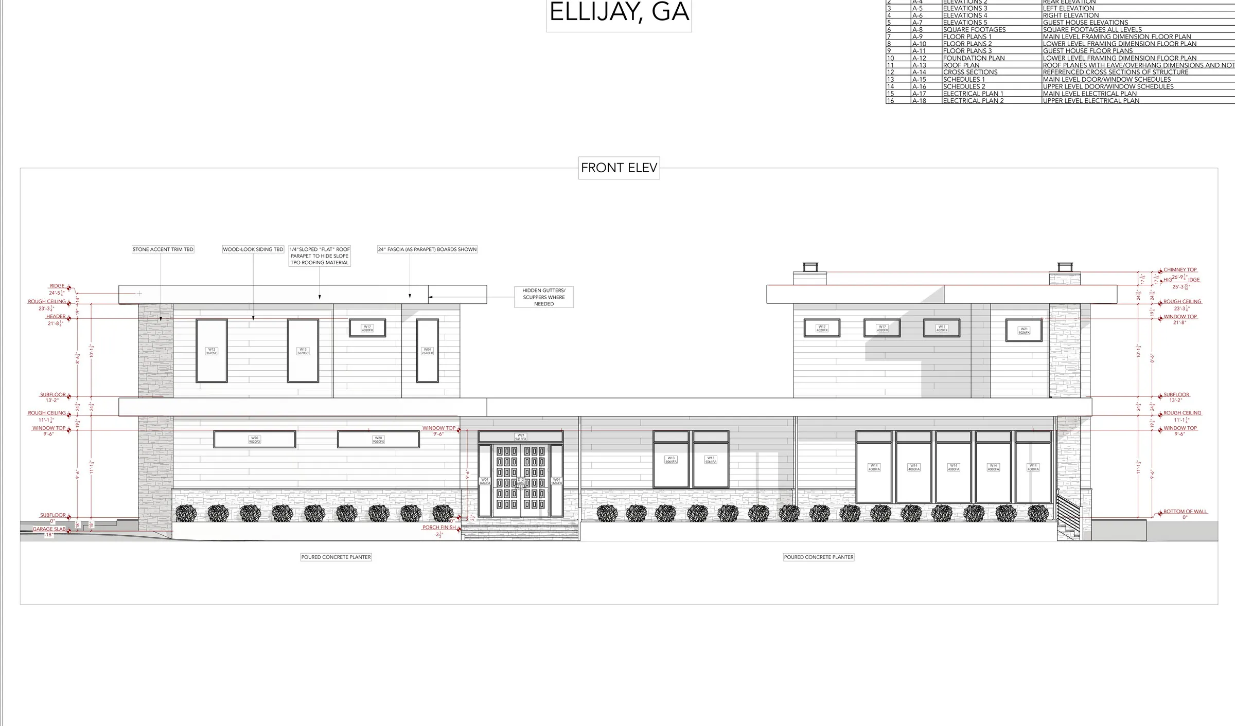 Front elevation