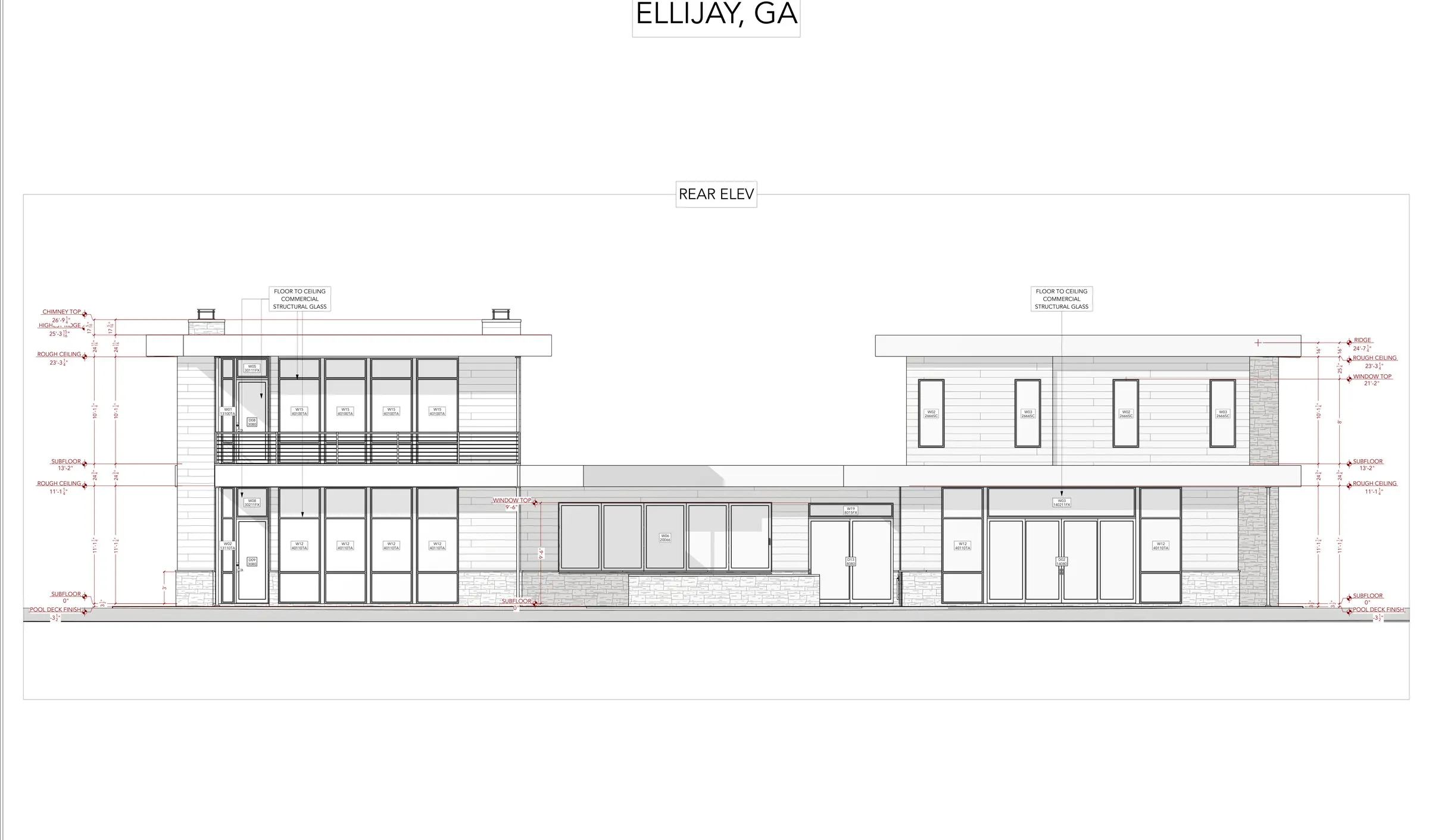 Rear elevation