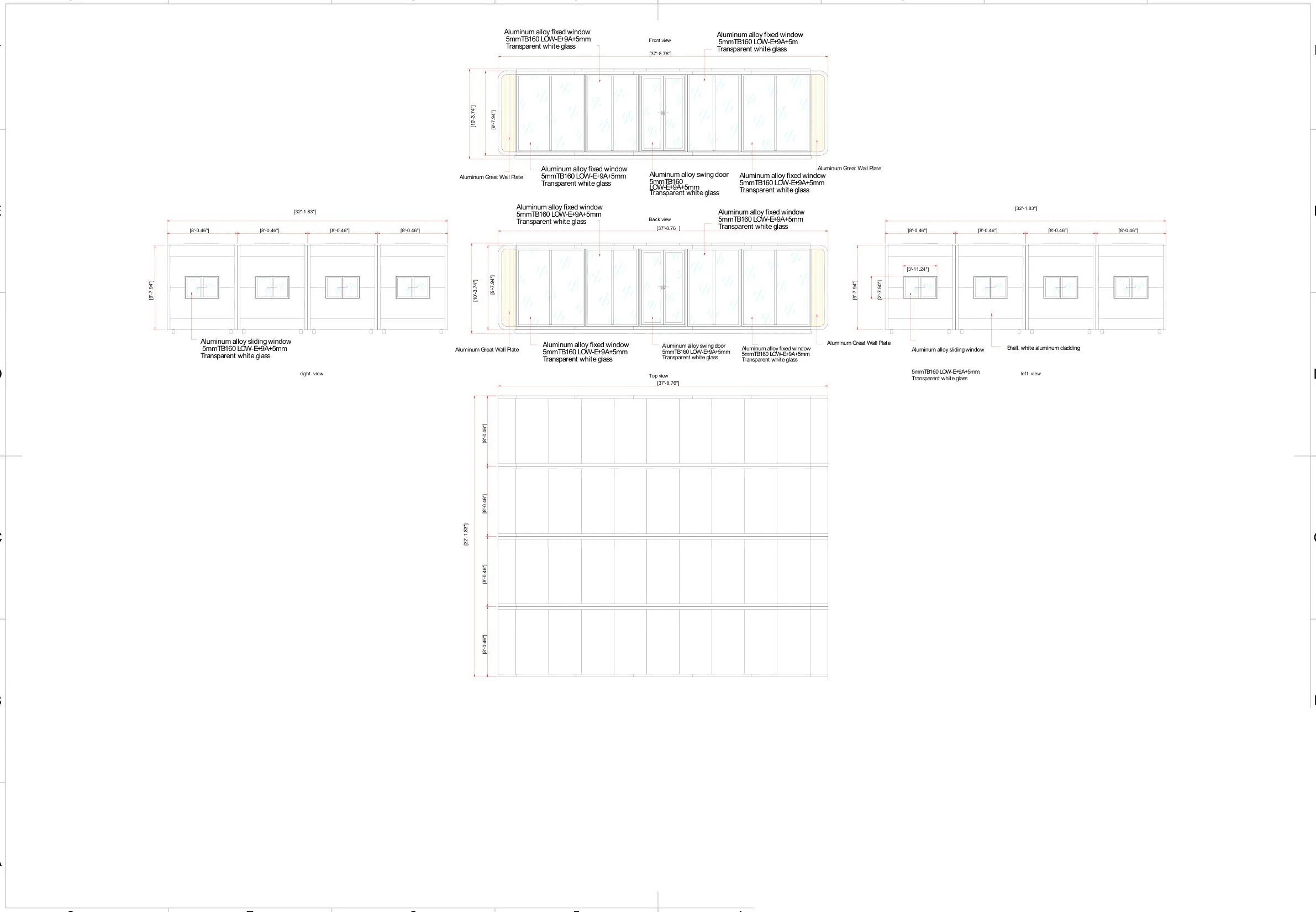 Unit elevations