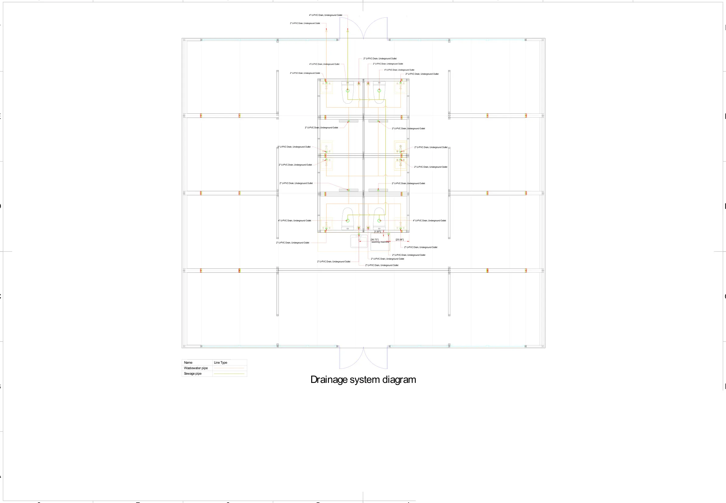 Modular Tiny Home Village — Drainage diagram
