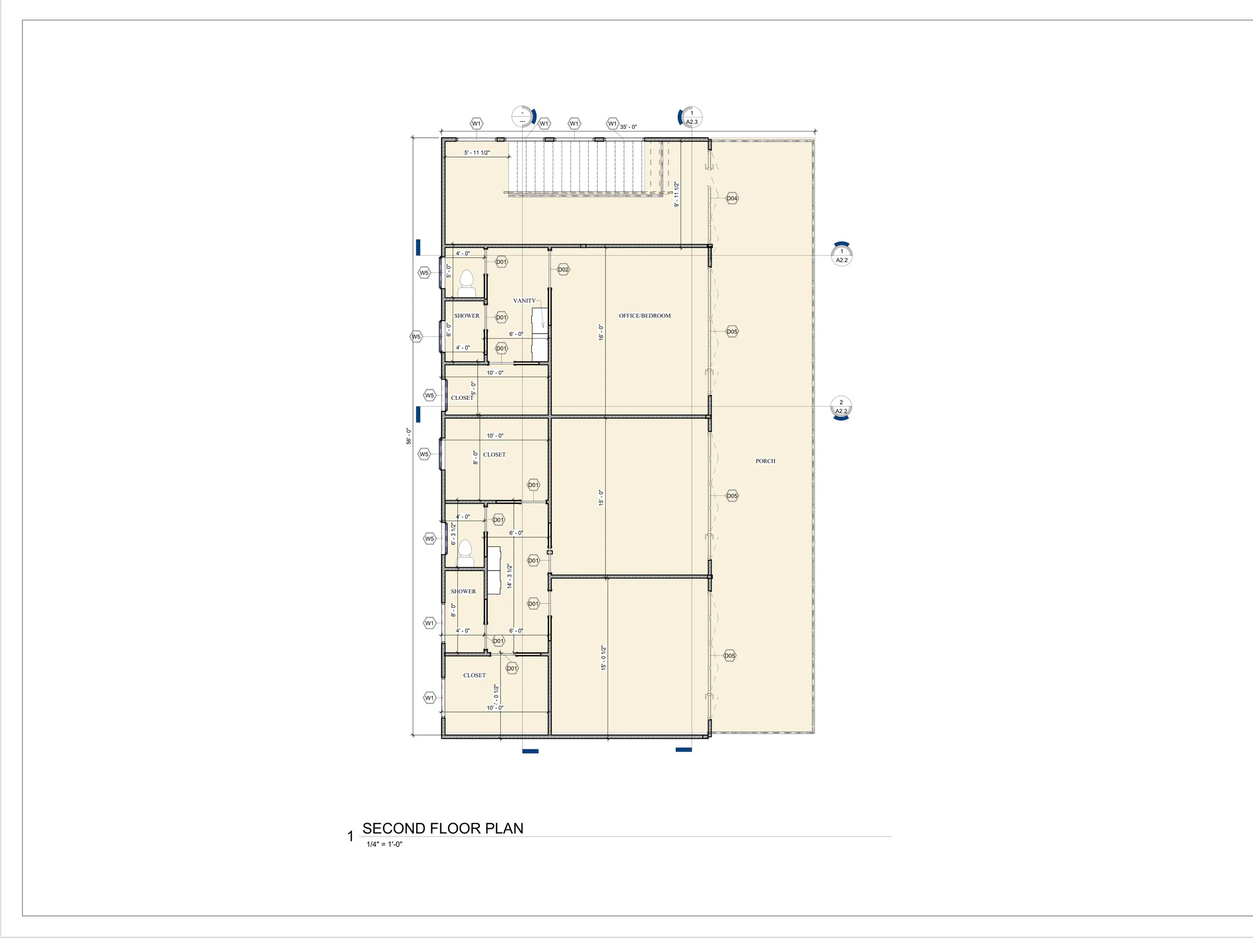 Second floor plan