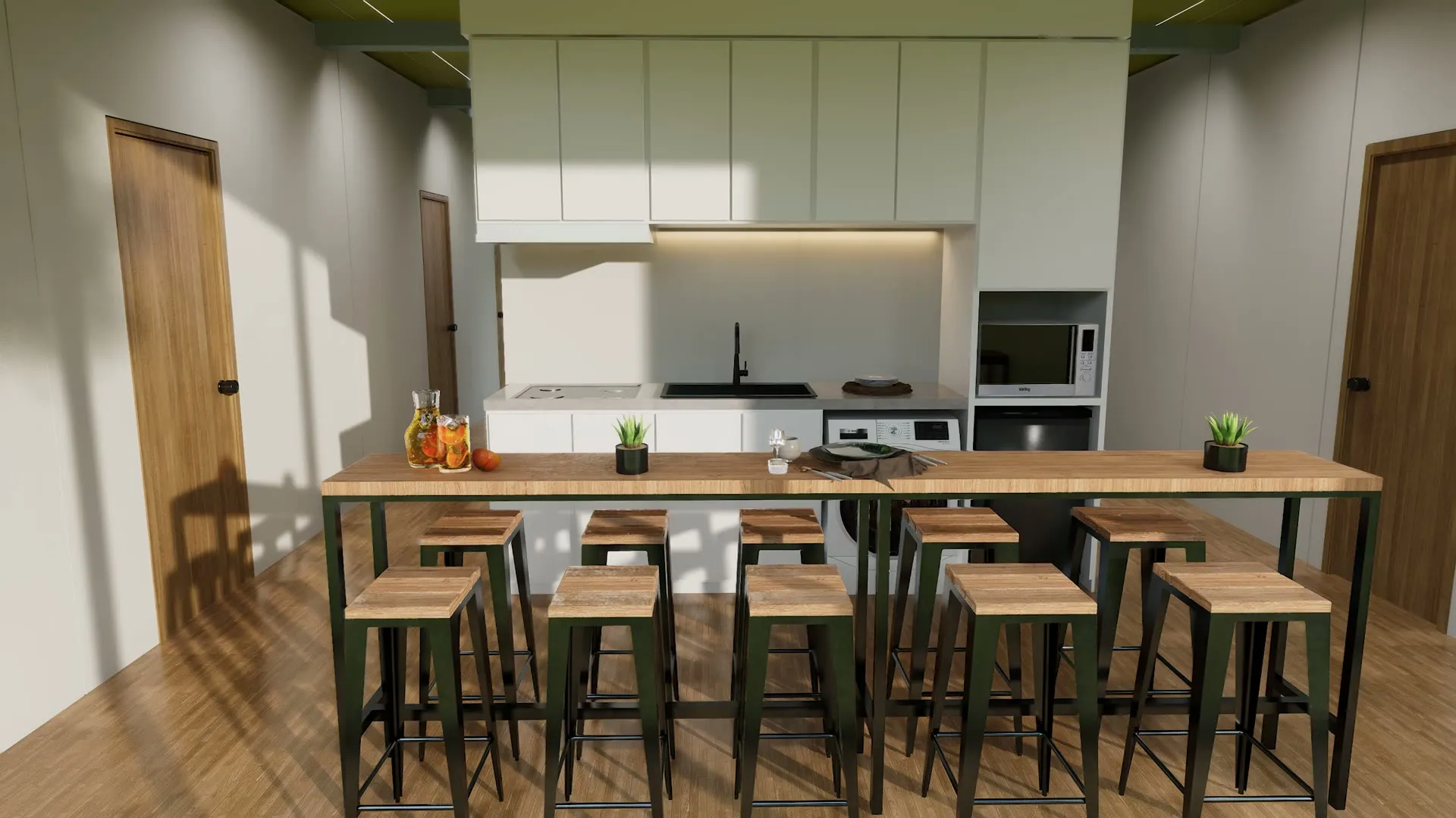 Community center kitchen